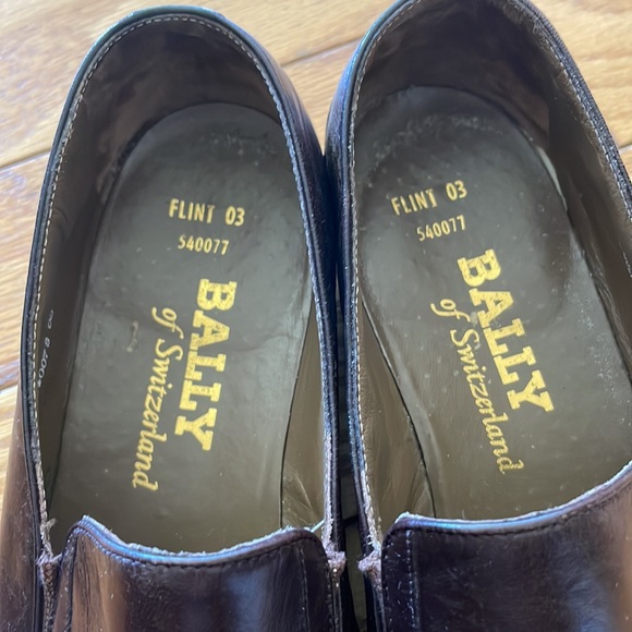 Bally Switzerland Leather Loafers UK 6.5/US 7.5 (American) Dark Brown - Picture 8 of 16